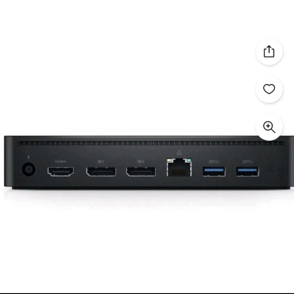 DELL D6000 DisplayLink Universal Docking Station +130W AC USB 3.0 / USB-C UHD 4K